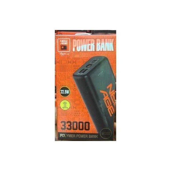 New Age Turbo Ultra 3 Power Bank – 33000mAh | Super Fast Charging | Torch Light | 4-Fold Protection - Image 3