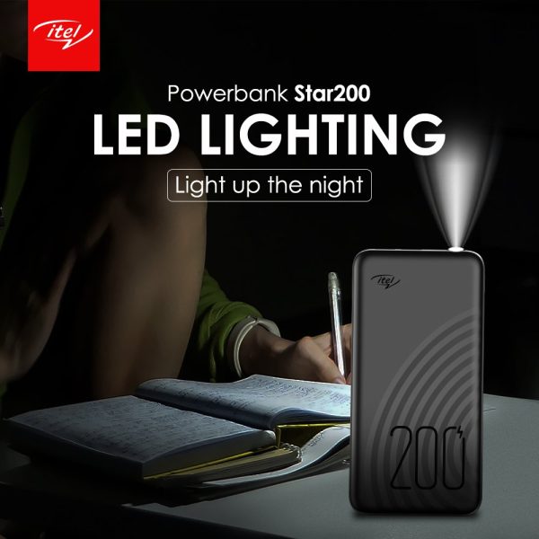 itel 20000mAh Power Bank (Star200) – Ultra High Capacity & Fast Charging - Image 3