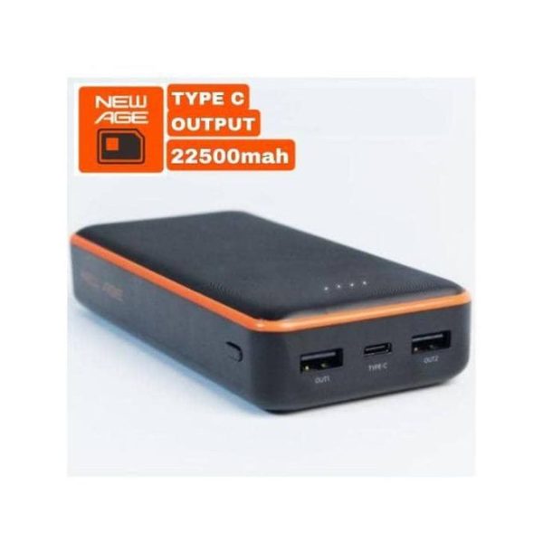 New Age Y107 Pro Max 22500mAh Super-Fast Charging Power Bank – Type-C Input & Output - Image 2