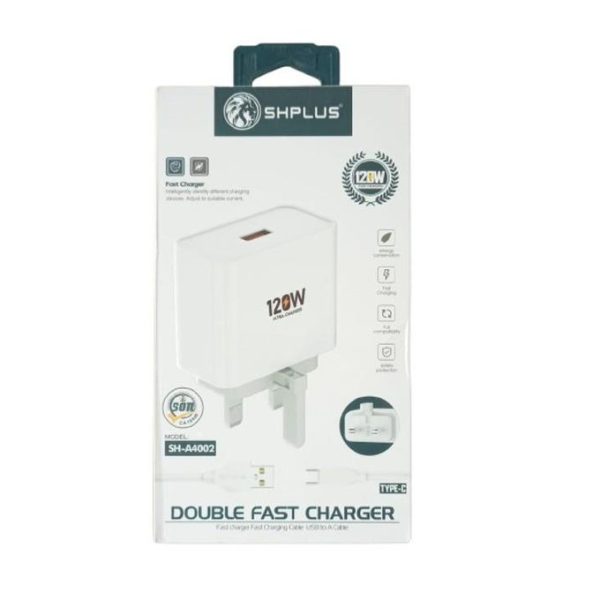 SHPlus 120W Double Fast Type-C Charger
