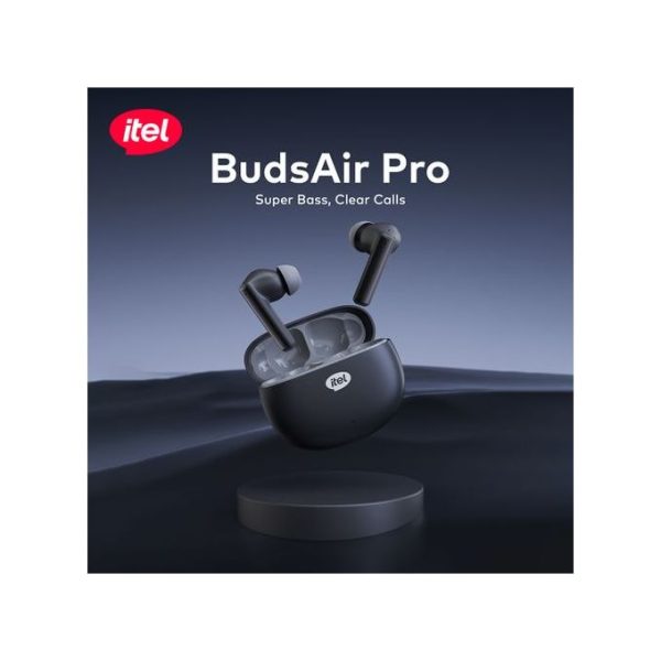 itel BudsAir Pro TWS Earbuds – 30H Playback | AI ENC Dual Mic | Bluetooth 5.4 | Deep Bass - Image 3