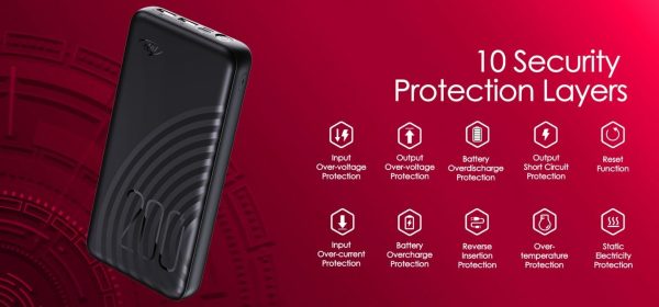 itel 20000mAh Power Bank (Star200) – Ultra High Capacity & Fast Charging - Image 16