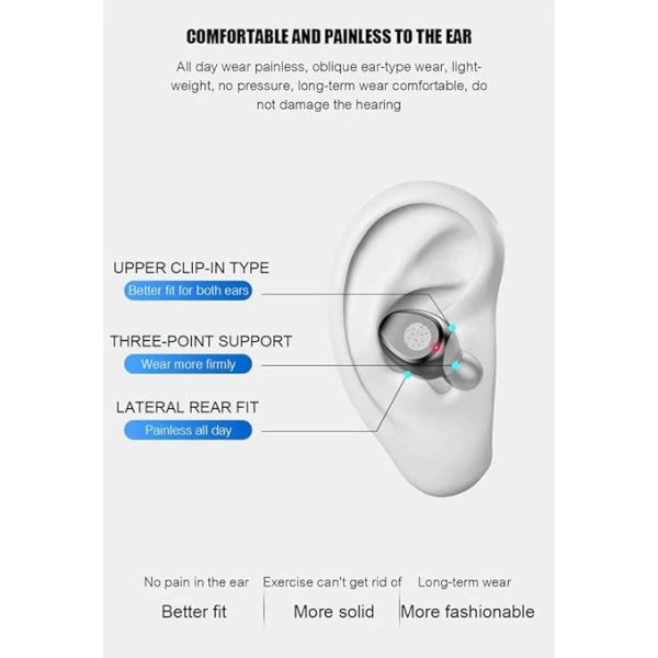 F9 Bluetooth 5.0 True Wireless Earbuds – Digital Display | Deep Bass | Touch Control | With Mic & Charging Case - Image 4
