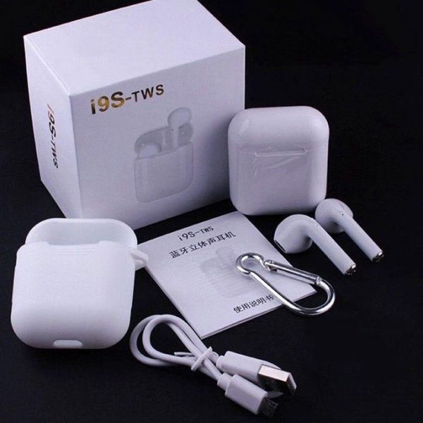 i9s TWS Wireless Bluetooth Earphones | Stereo Sound | Touch Control | Auto Pairing | In-Ear Design - Image 4