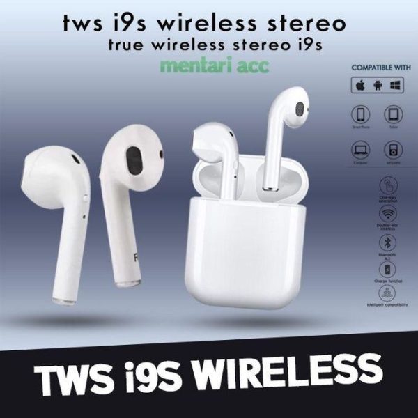 i9s TWS Wireless Bluetooth Earphones | Stereo Sound | Touch Control | Auto Pairing | In-Ear Design - Image 5