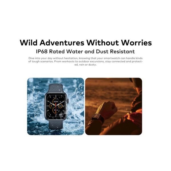itel Waterproof ISW-011 Native Storm Smartwatch – Fitness Tracker | IP68 Waterproof | Bluetooth Call | Smart Notifications - Image 8