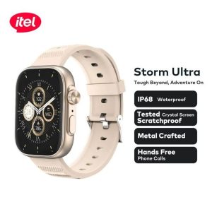 itel Storm Ultra Smart Watch ISW-023 – 2.02" HD Display | Scratch & Water Proof | Bluetooth Call | Fitness Tracker