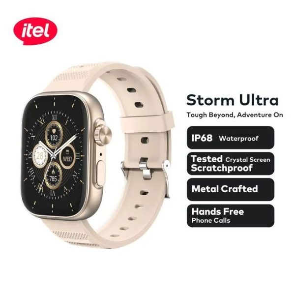 itel Storm Ultra Smart Watch ISW-023 – 2.02" HD Display | Scratch & Water Proof | Bluetooth Call | Fitness Tracker