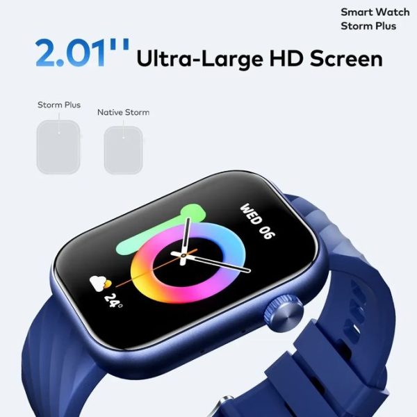 itel ISW-015 Storm Plus Smart Watch – 2.01" HD Display | Waterproof | Fitness & Health Tracker | Bluetooth Call | Black - Image 4