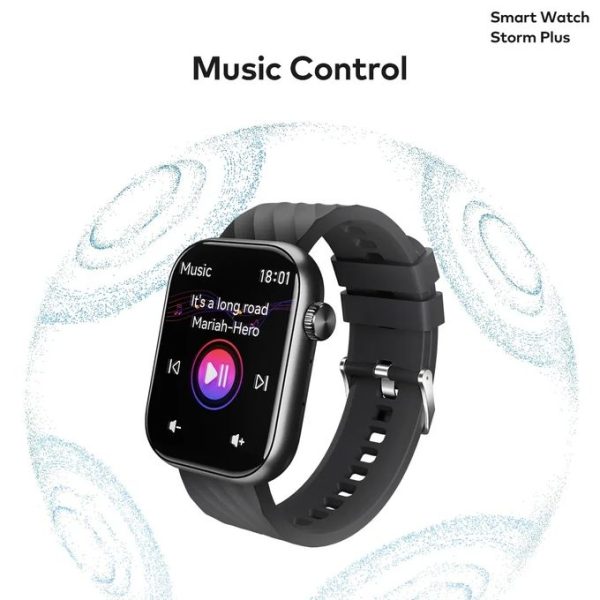 itel ISW-015 Storm Plus Smart Watch – 2.01" HD Display | Waterproof | Fitness & Health Tracker | Bluetooth Call | Black - Image 8