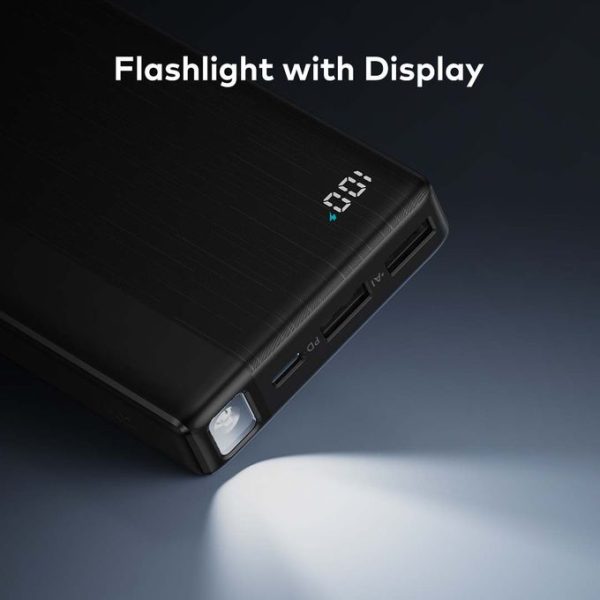 itel PowerPulse A1160 20000mAh Power Bank – 12W Fast Charging | Type-C Input – Black - Image 3