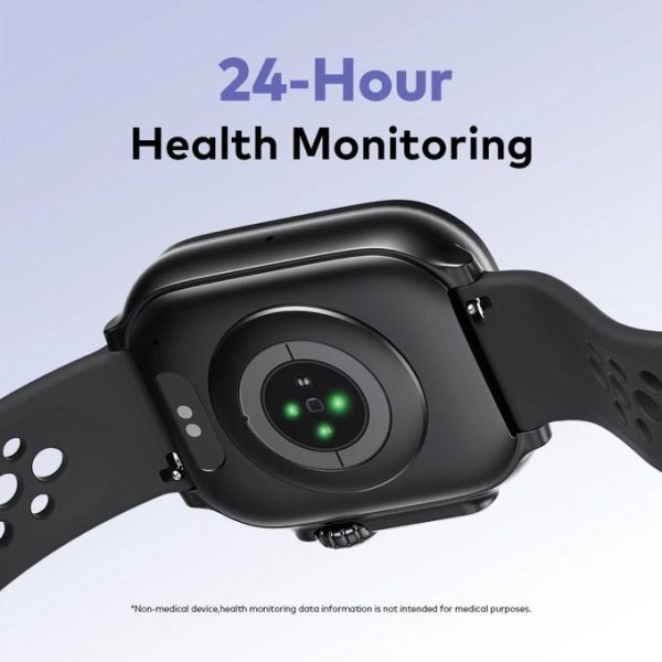 itel 2.01" ISW-L1 Lux HD+ Scratch & Water-Proof Smart Watch - Black - Image 4