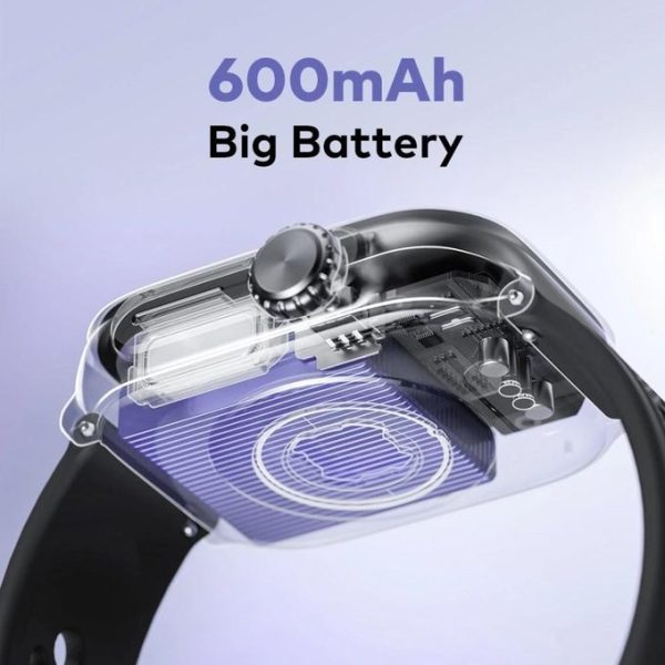itel 2.01" ISW-L1 Lux HD+ Scratch & Water-Proof Smart Watch - Black - Image 6