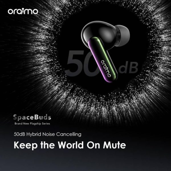 Oraimo SpaceBuds OTW-630 | Hybrid Active Noise Cancellation | True Wireless Earbuds | 36H Battery | Deep Bass | Touch Control - Image 5