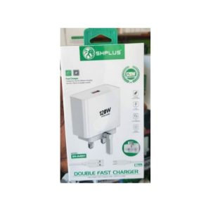 SHPlus 120W Double Fast USB Charger – Smart Power Detection