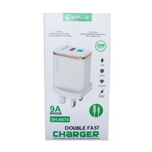 Shplus SH-A674 9A Fast USB Charger