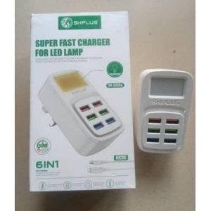 SHPlus SH‑A5004 6-in-1 Fast Charger