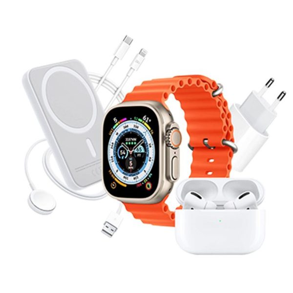 X8 Unique Latest Ultra Combination Watch With 25w Pd Fast Charge Wireless Charge X8 Unique Combination Smartwatch For IPhone / Android - Image 3